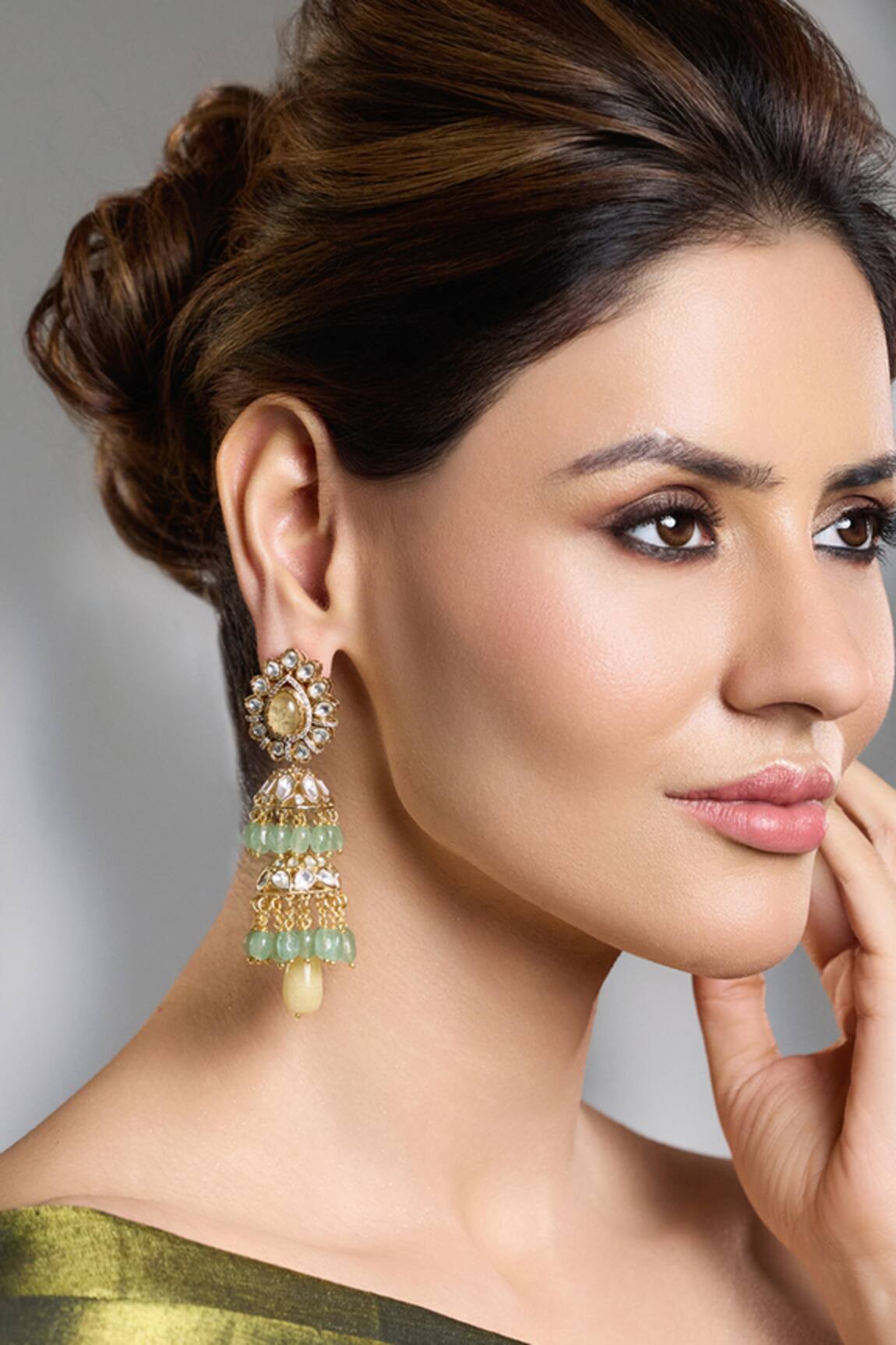 Joules By Radhika Naaznina Heritage Long Earrings 
