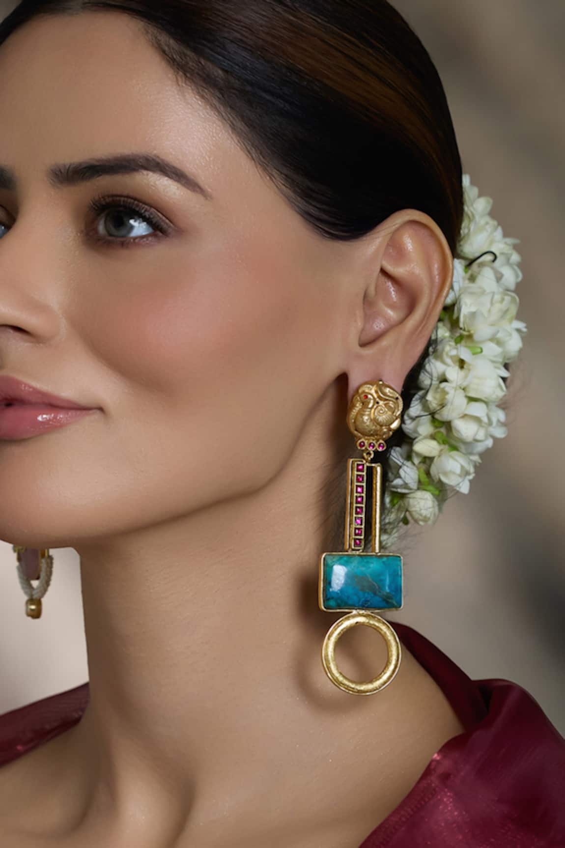 Joules By Radhika Astra Grid Earrings 