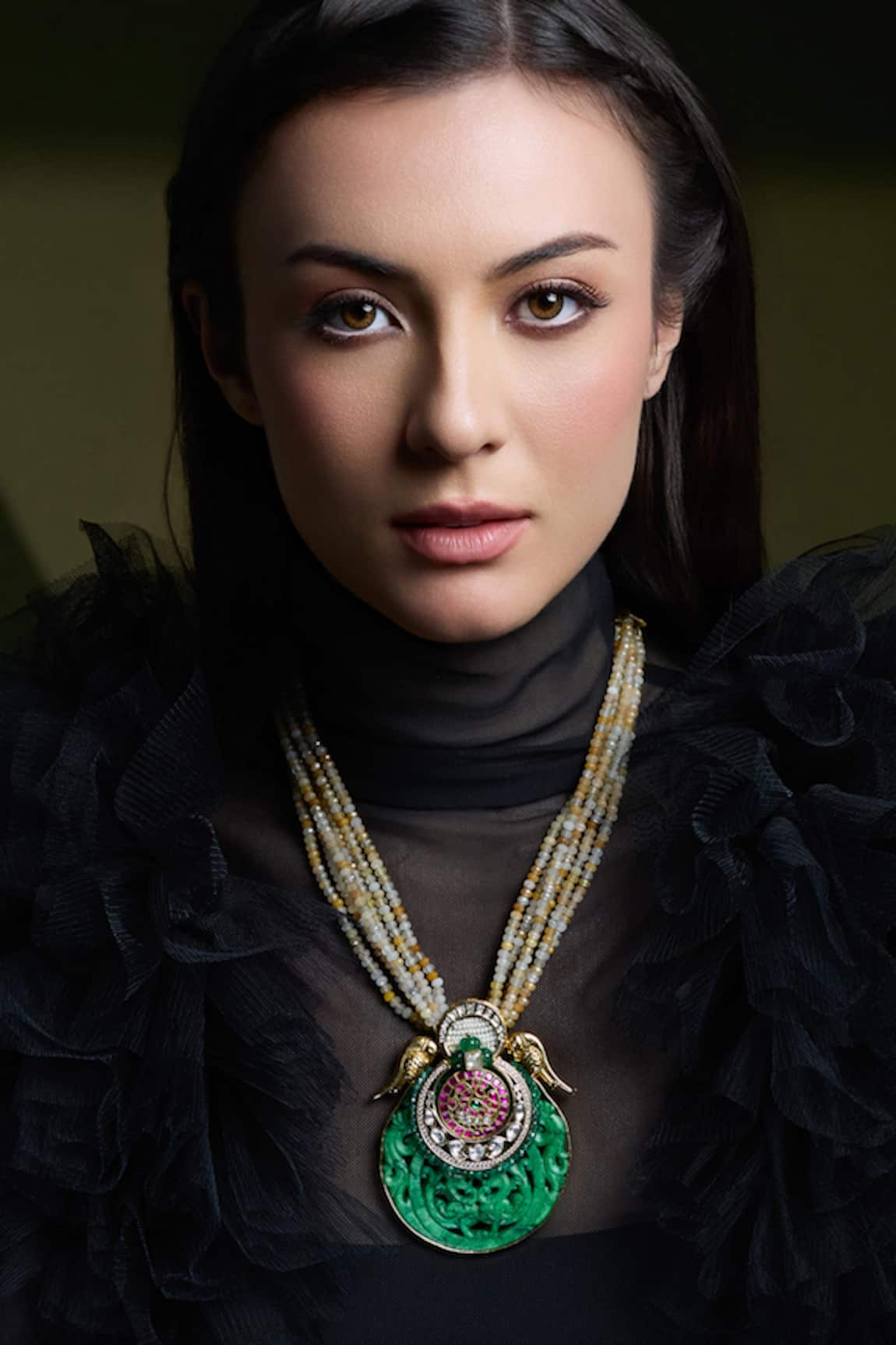 Joules By Radhika Crown Aura Pendant Necklace 