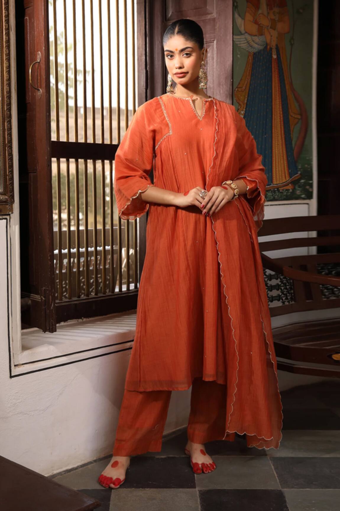 Amoree by Shikha Chaudhry Rudra Embroidered Kurta Set