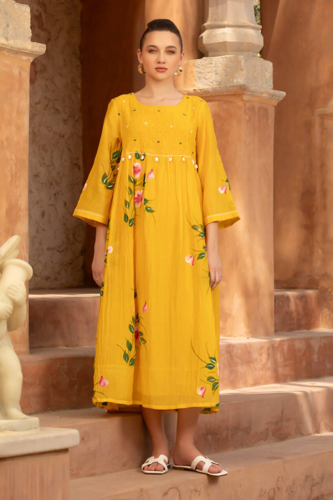 Amoree india Sunlit Blossom Dress 