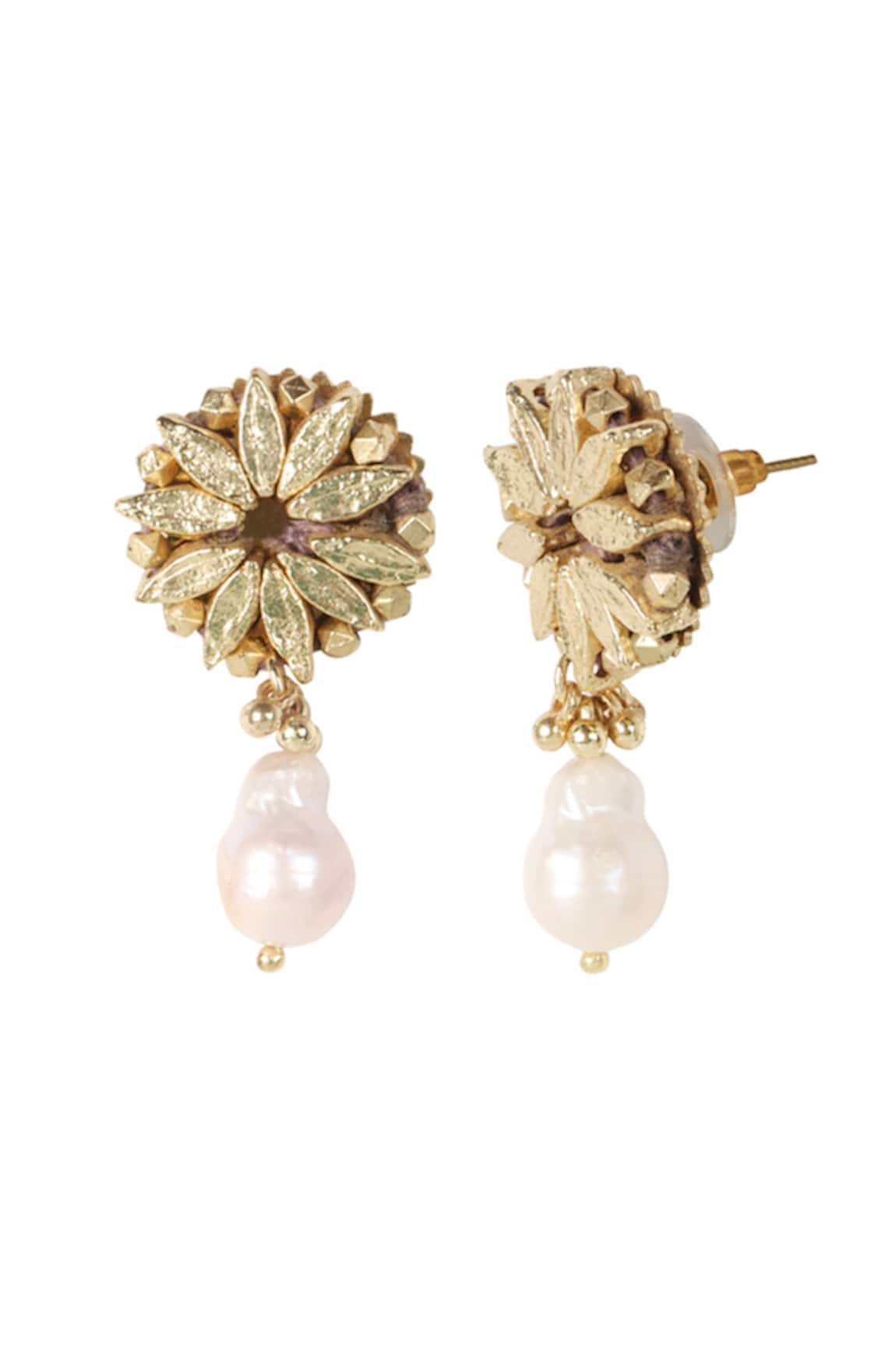 House Of Tuhina Padmini Pearl Drop Earrings 