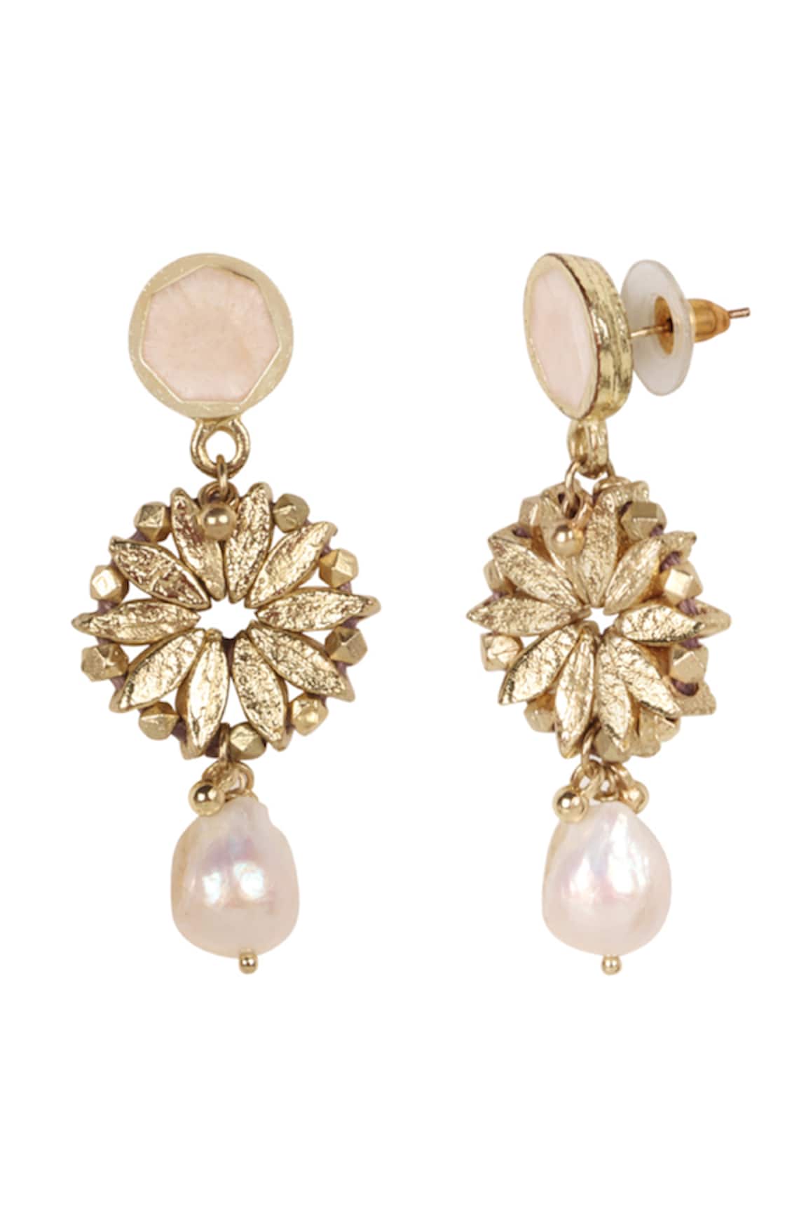 House Of Tuhina Reja Pearl Drop Earrings 