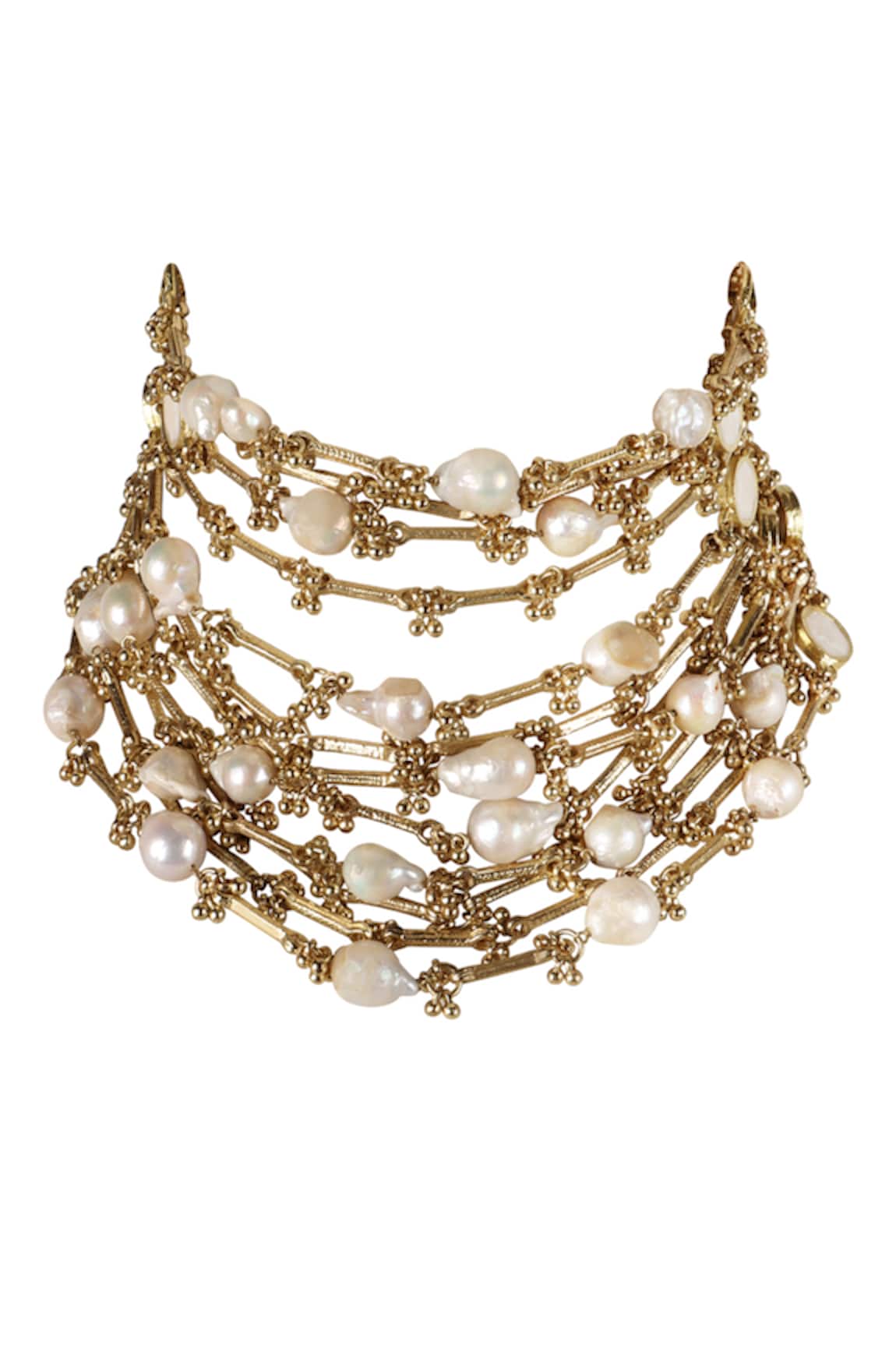 House Of Tuhina Fareedan Pearl Necklace 