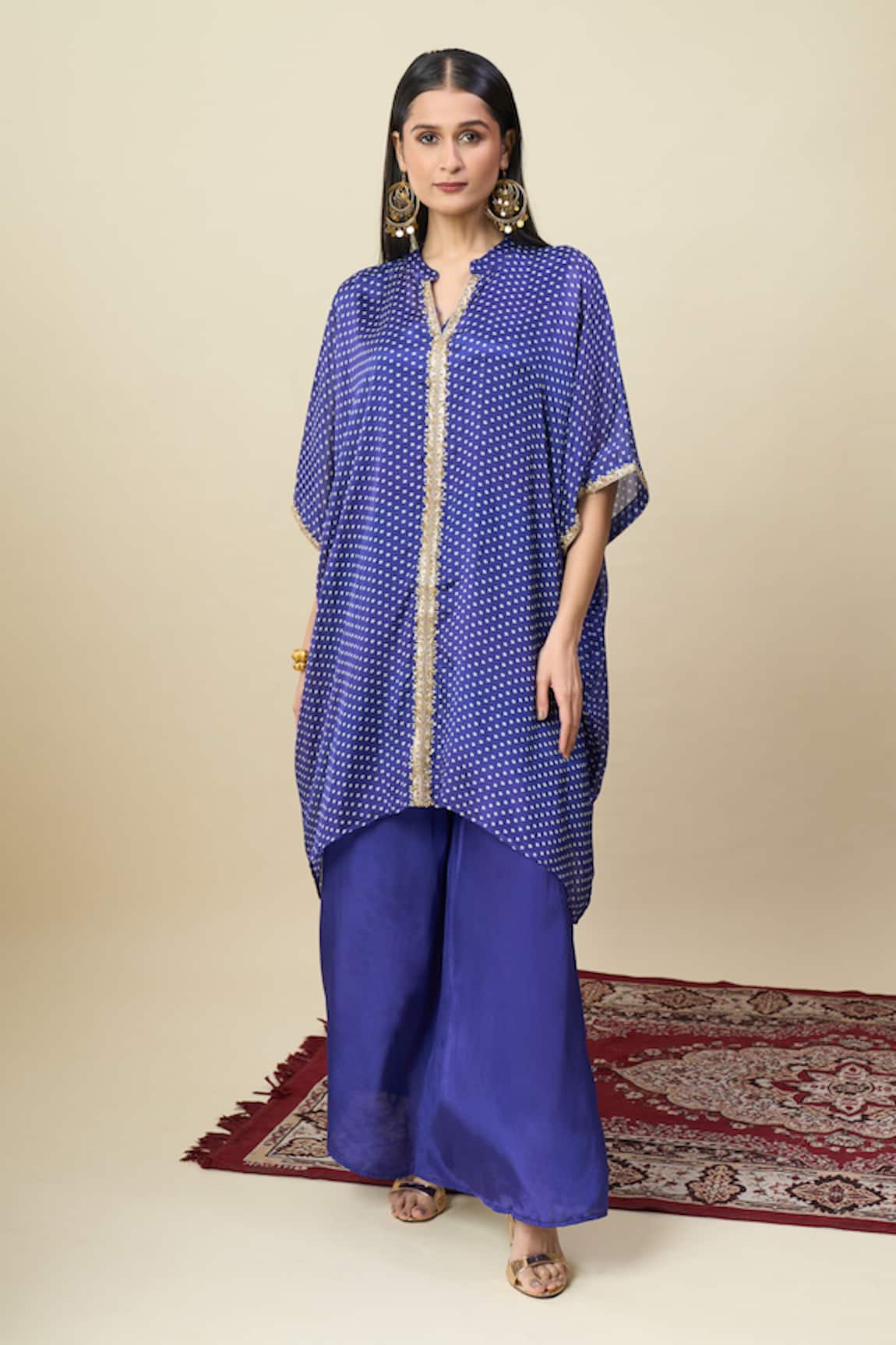 Alaya Advani Bandhani Pattern Kurta & Palazzo Set 