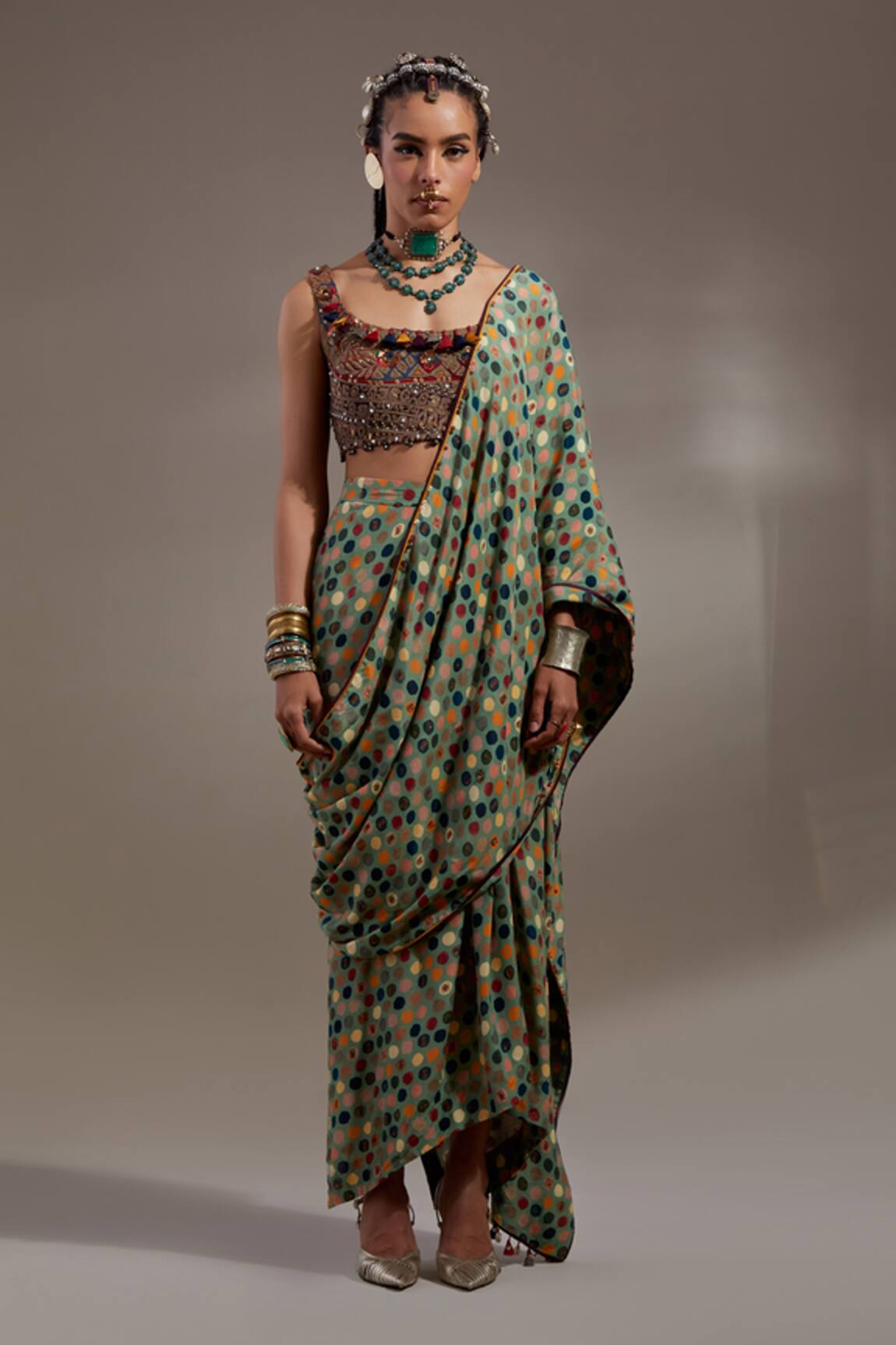 Aseem Kapoor Kalpa Embroidered Blouse 