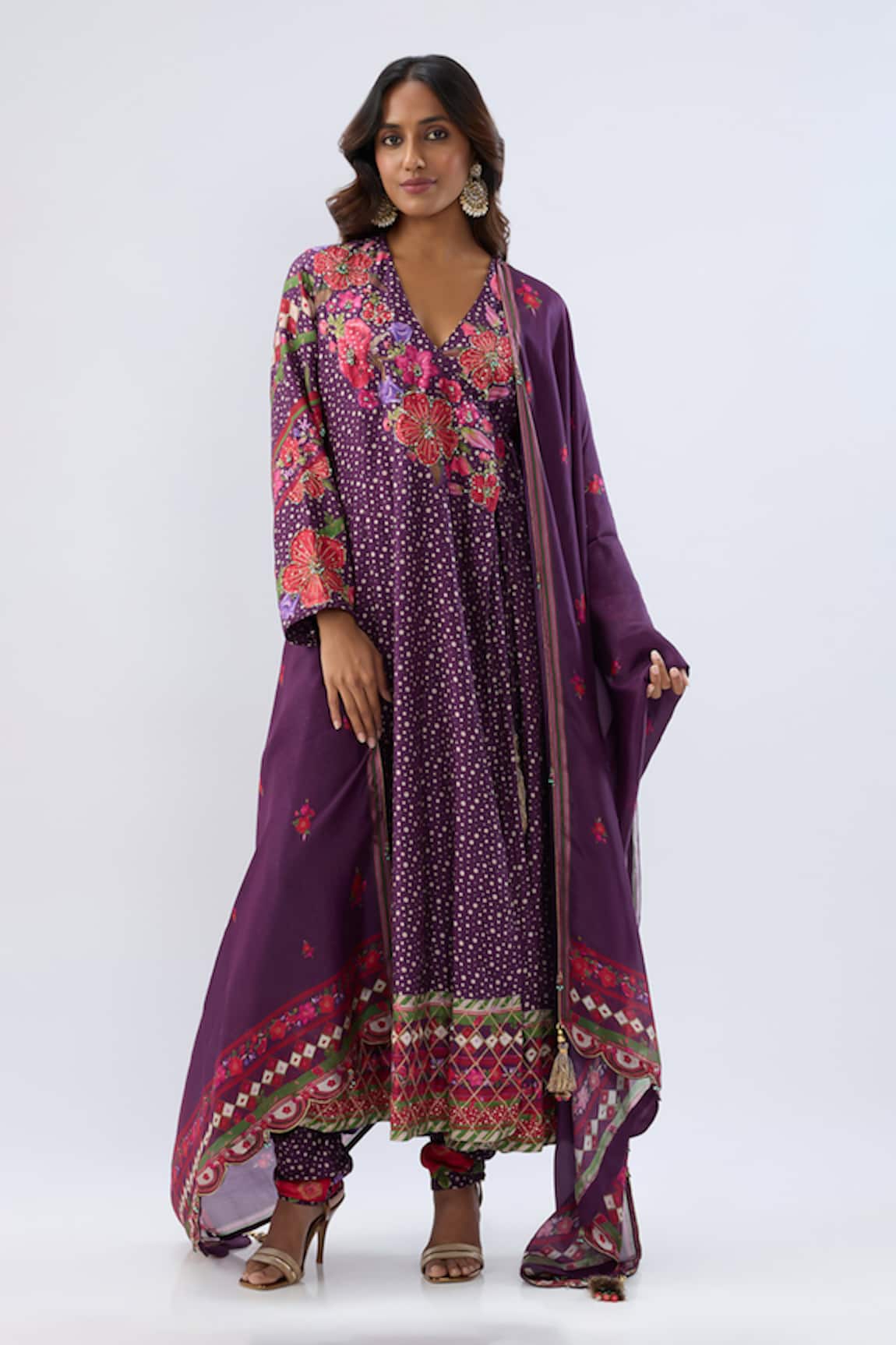 Label Niti Bothra Floral Pattern Kurta Set 