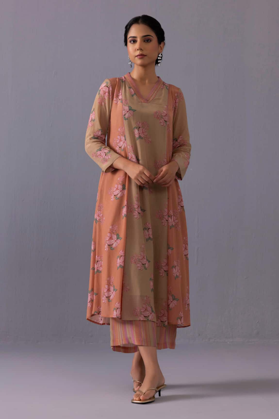Label Shreya Sharma Thea Rosella Print Kurta & Pant Set