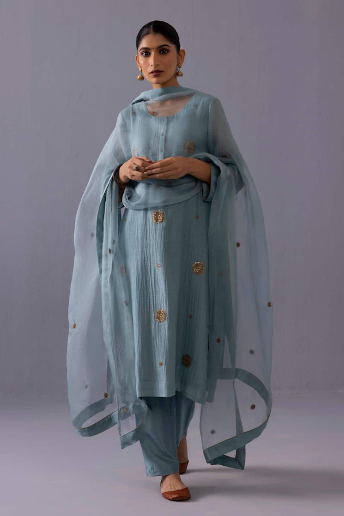 Label Shreya Sharma Malti Embroidered Kurta Set