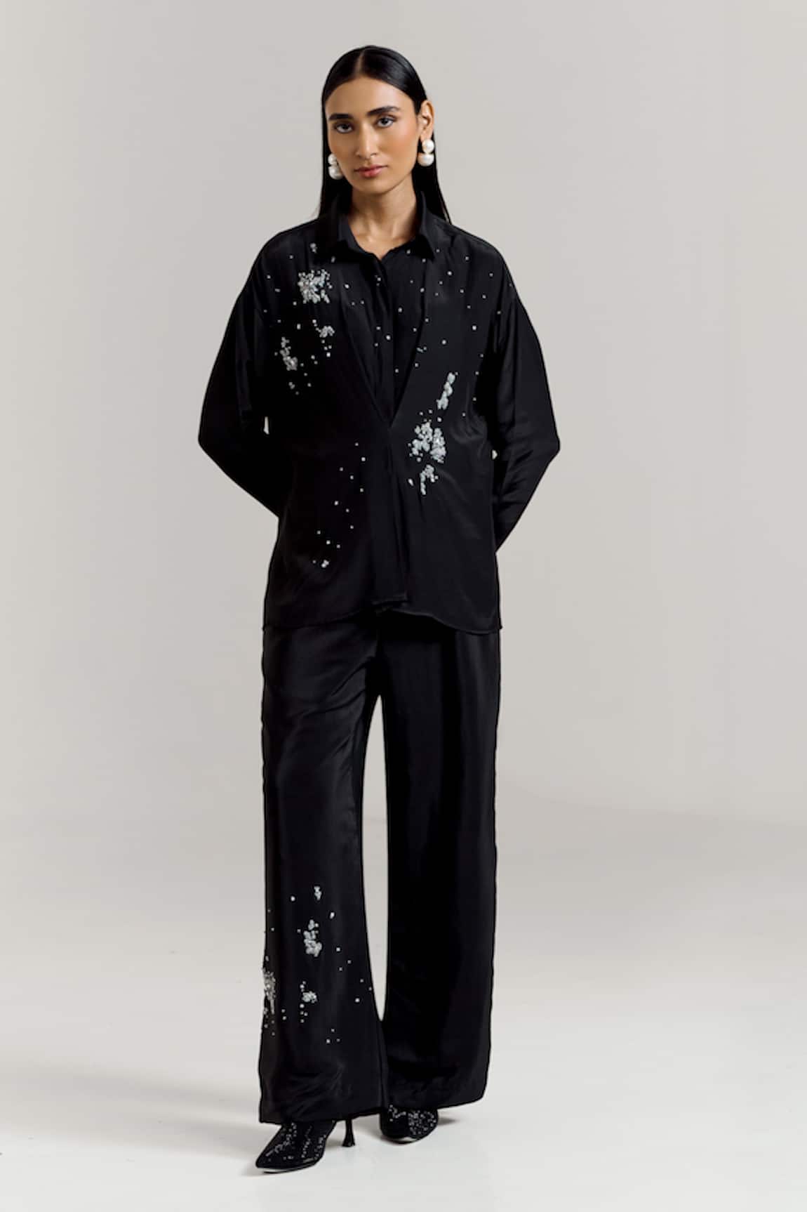 Notsosure Scatter Embroidered Shirt