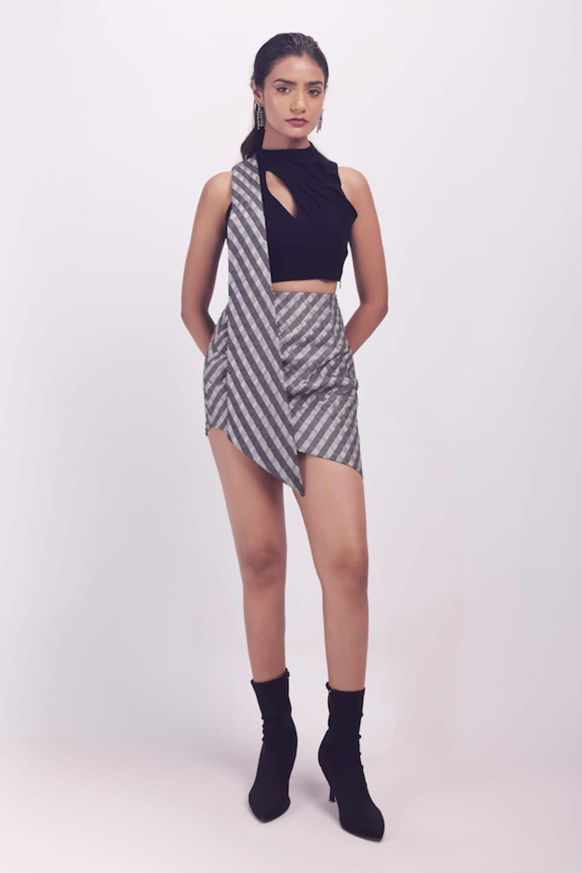 Siddhant Agrawal Graphite Calm Top 