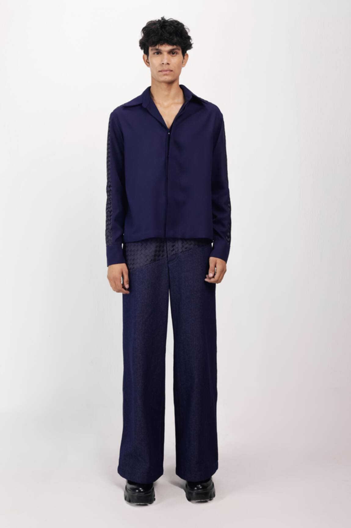 Siddhant Agrawal Indigo Drift Shirt 