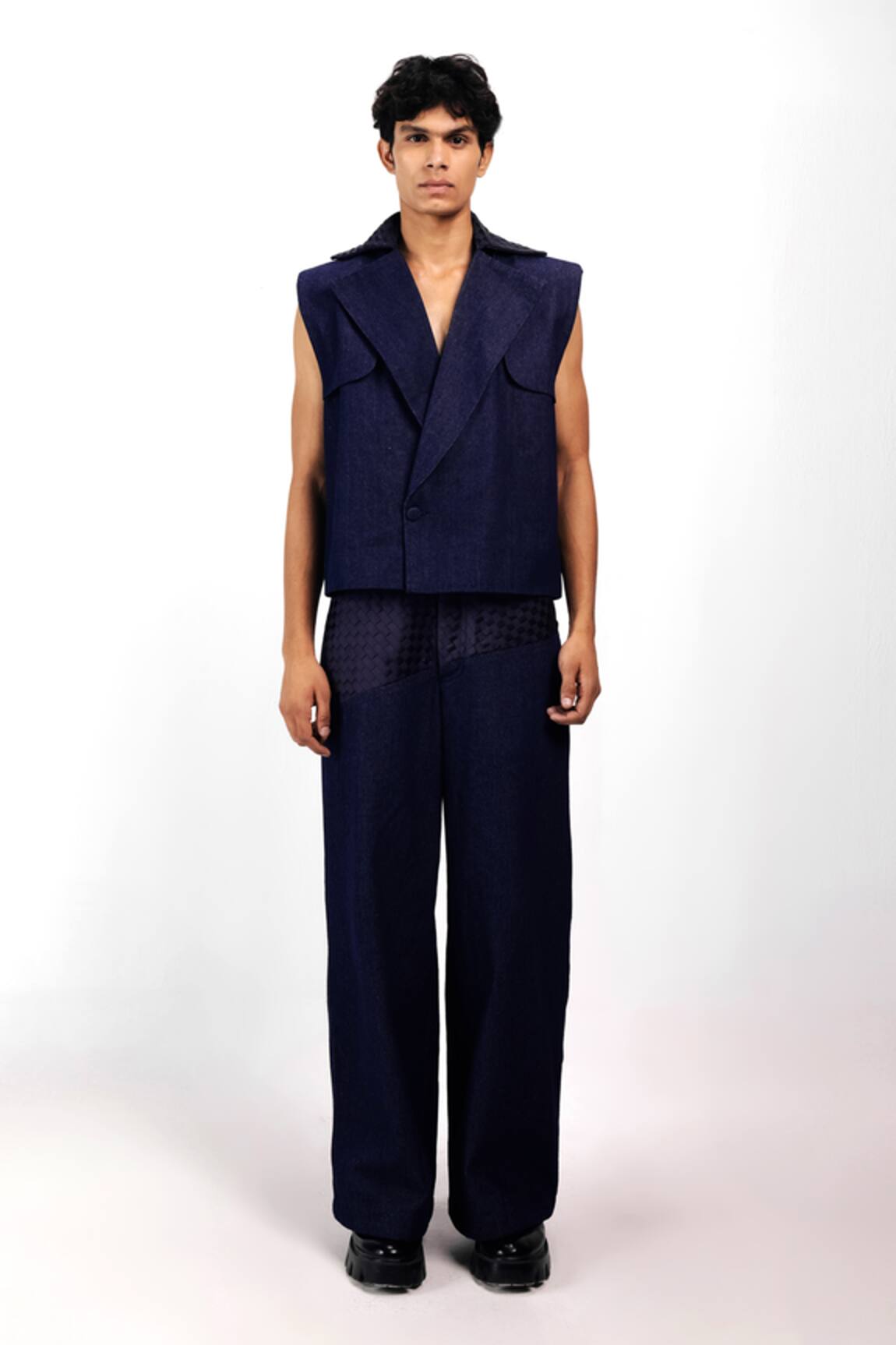Siddhant Agrawal Indigo Drift Trouser 
