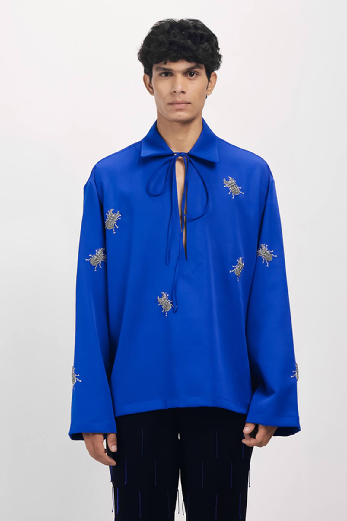 Siddhant Agrawal Sapphire Elytra Shirt 