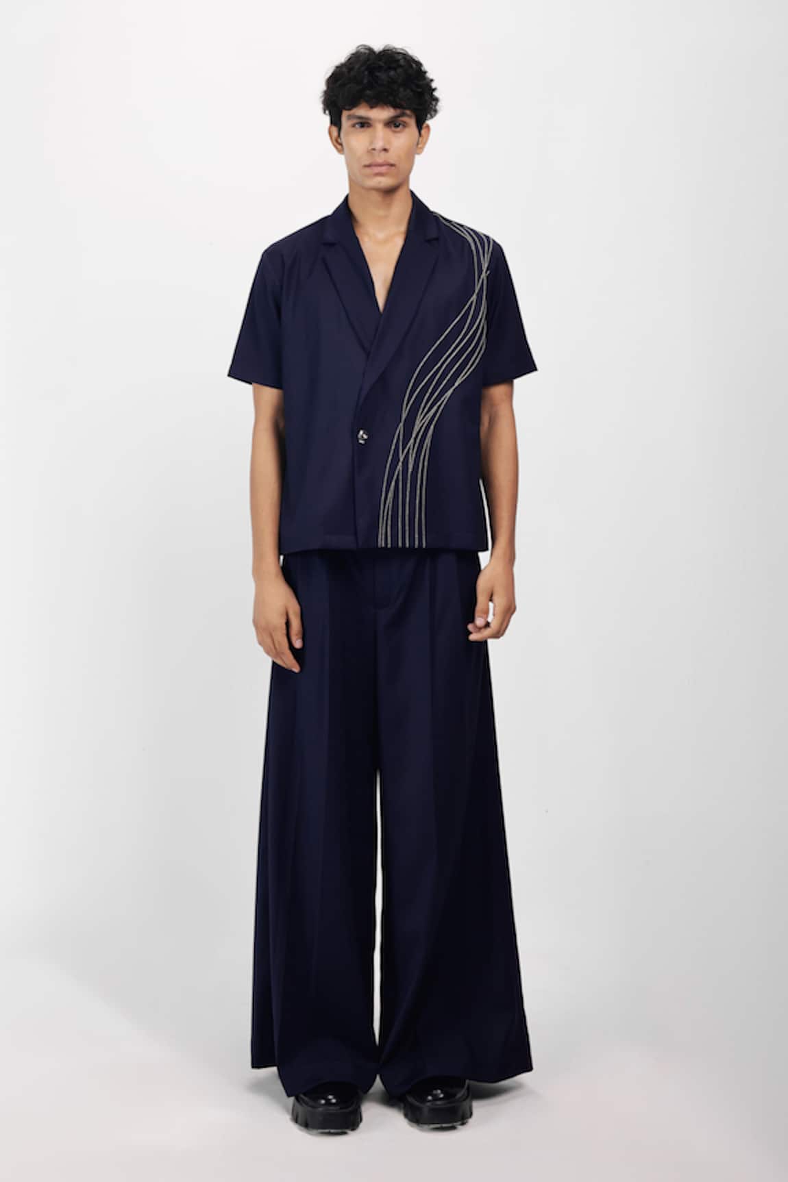Siddhant Agrawal Cobalt Root Shirt 