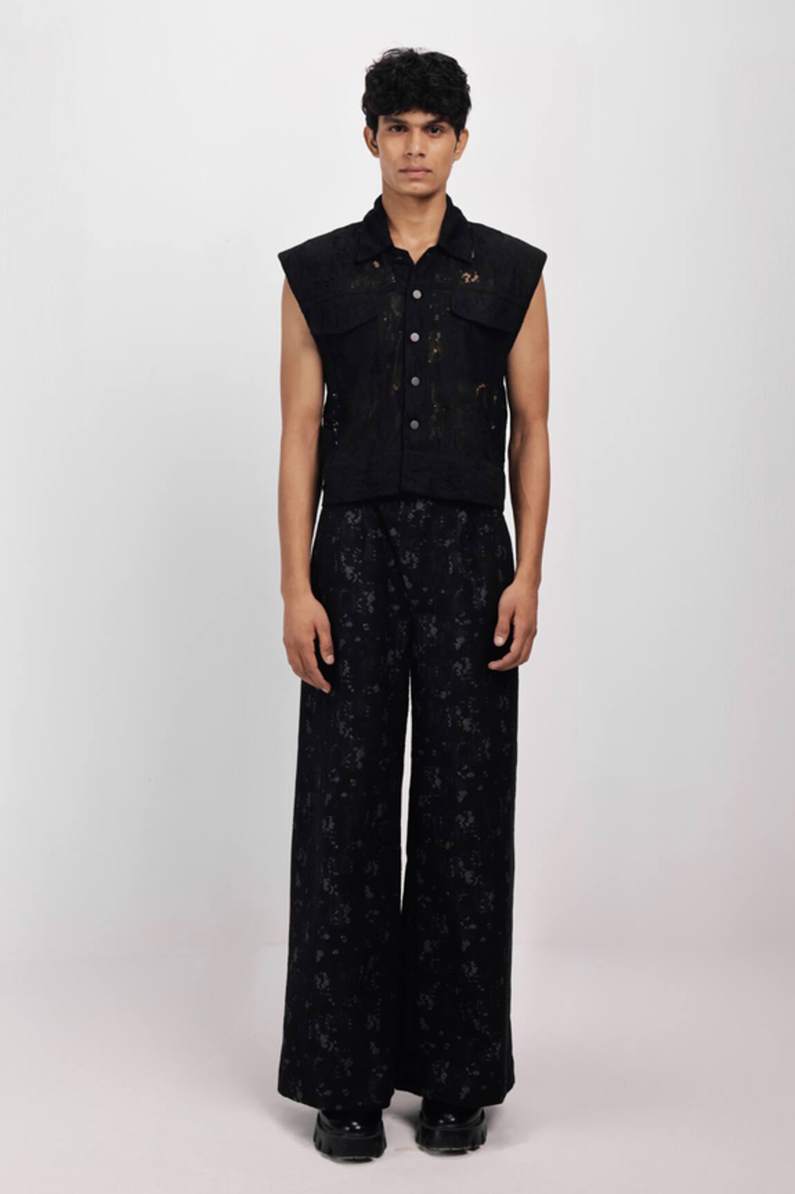 Siddhant Agrawal Vein Script Jacket 