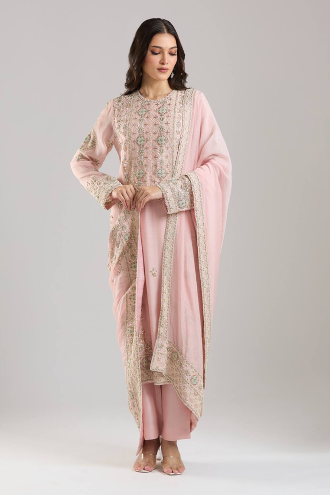 Anamika Khanna Embroidered Kurta Set