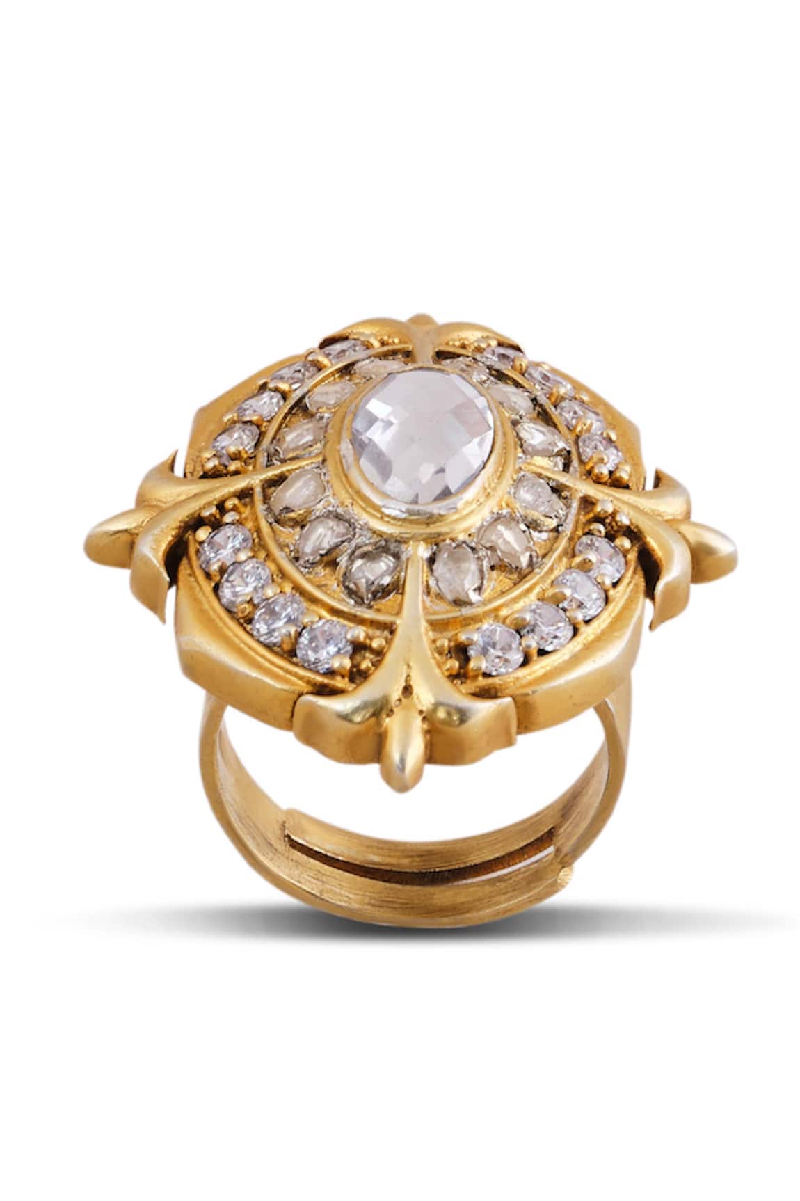 Anita Dongre Nyambura Zircon Embellished Ring 