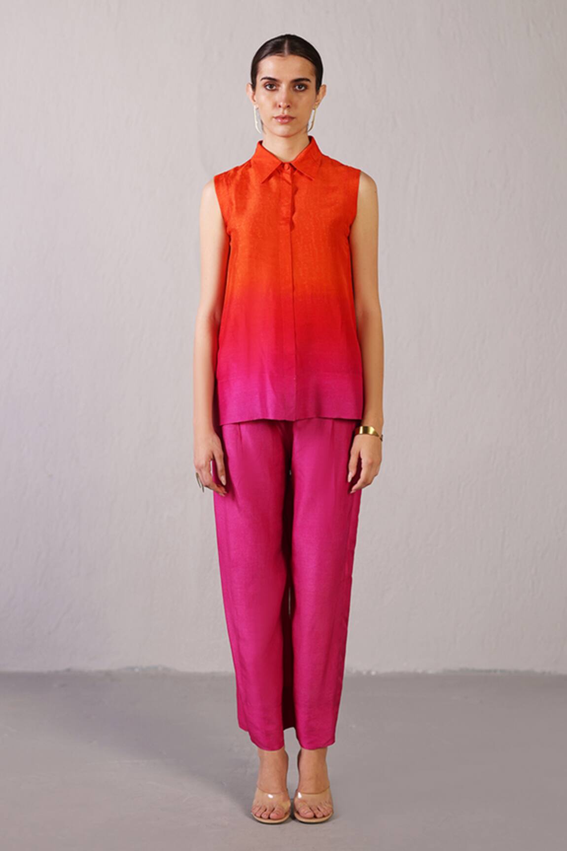 Clos Umbra Shaded Top With Pant 