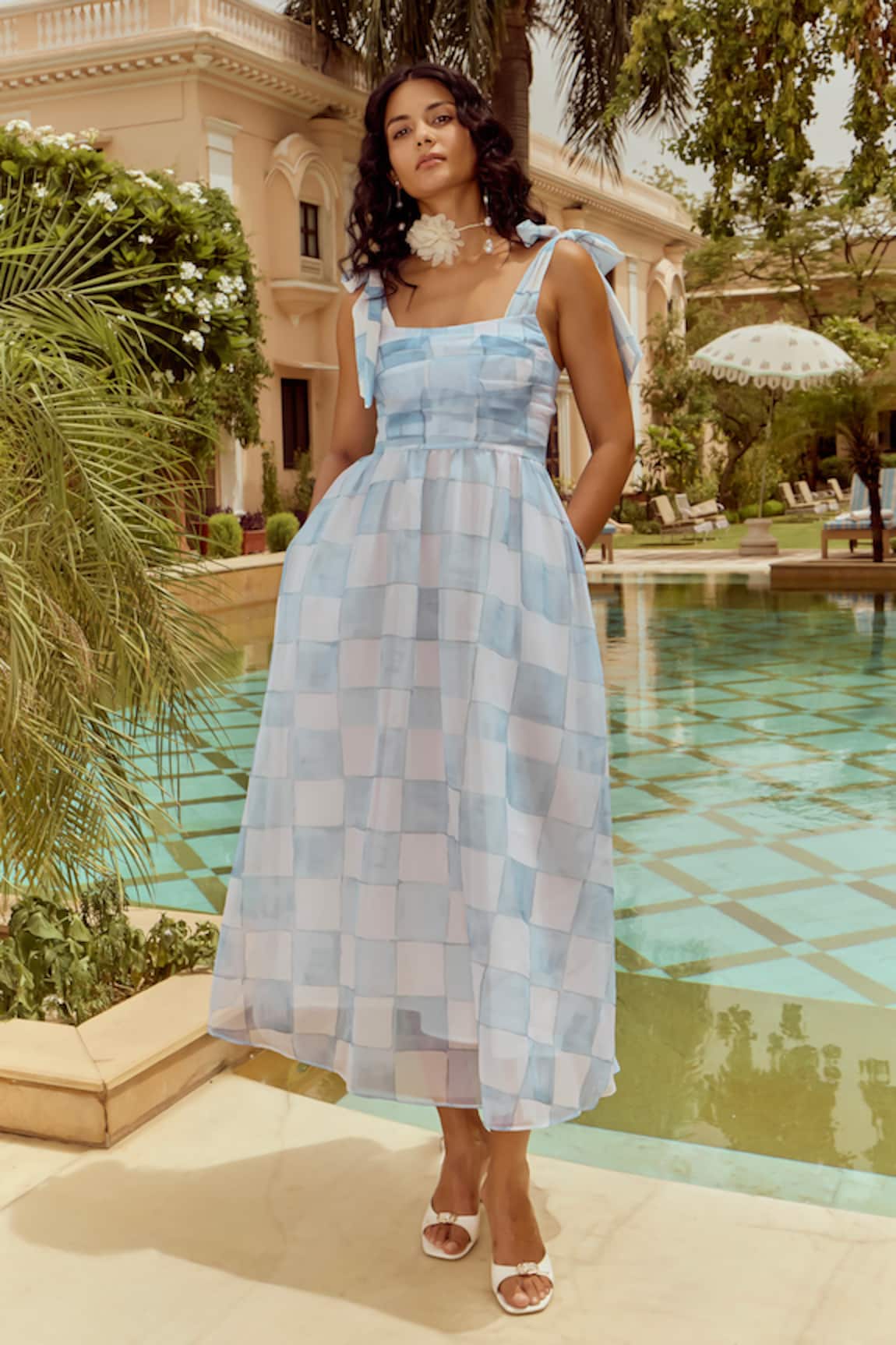 House Of Eda Leanne Chequered Dress