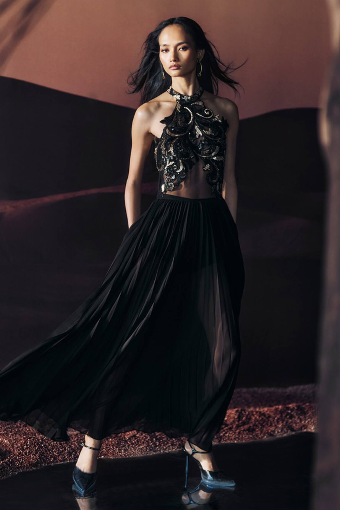 Pankaj & Nidhi Araquis Sirocco Ember Dress 
