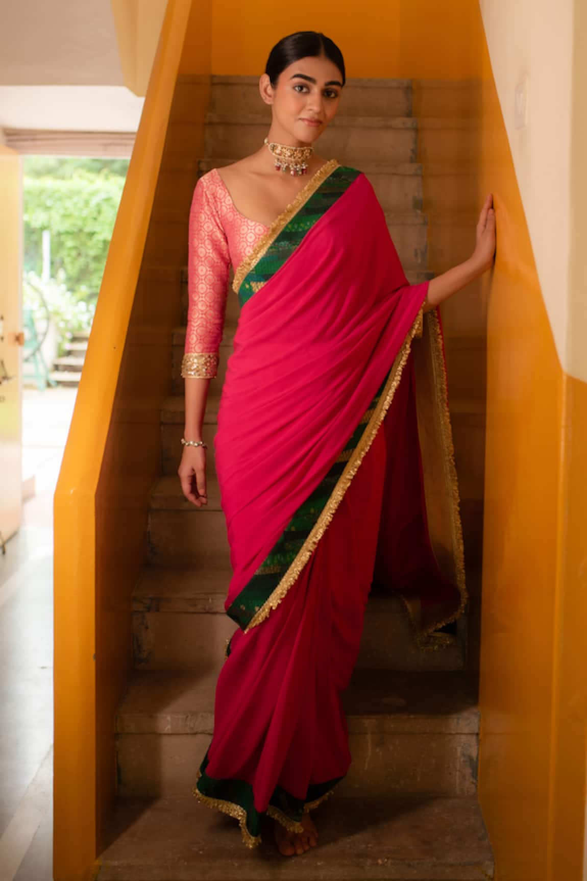 Priyanka Raajiv Prakhaya Saree With Running Blouse 