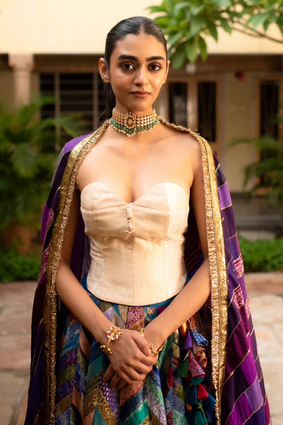 Priyanka Raajiv Naqsh Woven Corset 