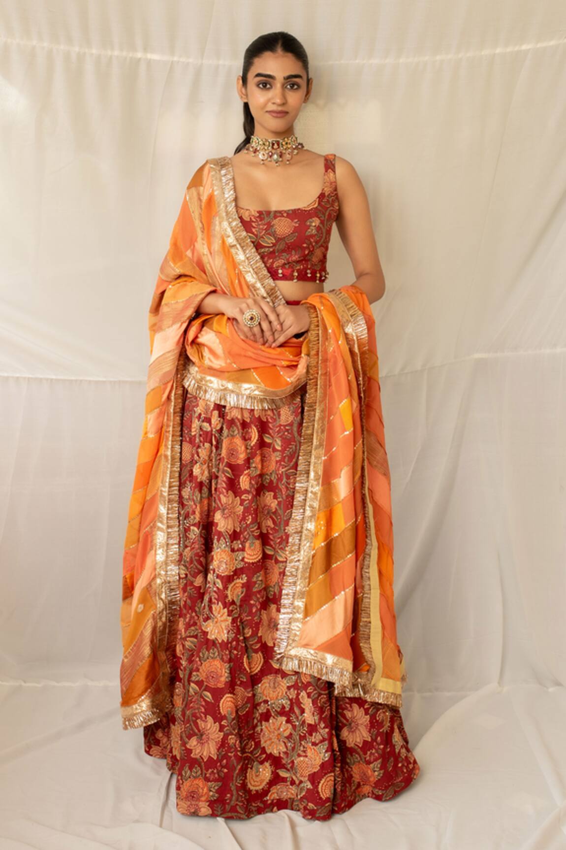 Priyanka Raajiv Ujjvala Upcycled Patchwork Dupatta 