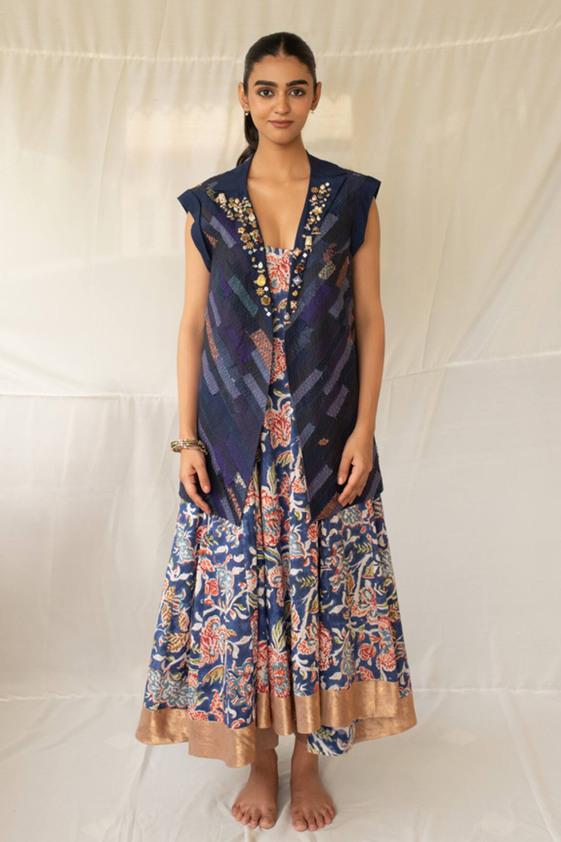 Priyanka Raajiv Neer Upcycled Patchwork Jacket 
