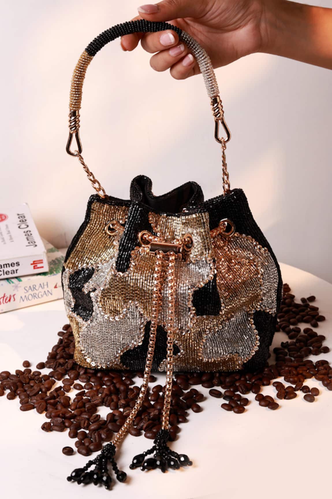 The Tan Clan Terra Black Bucket Bag 