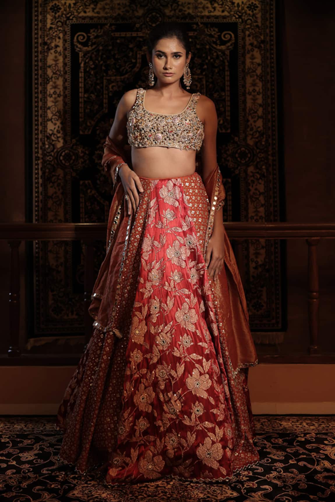 Vana Ethnics The Virasat Ornamental Embellished Lehenga Set 