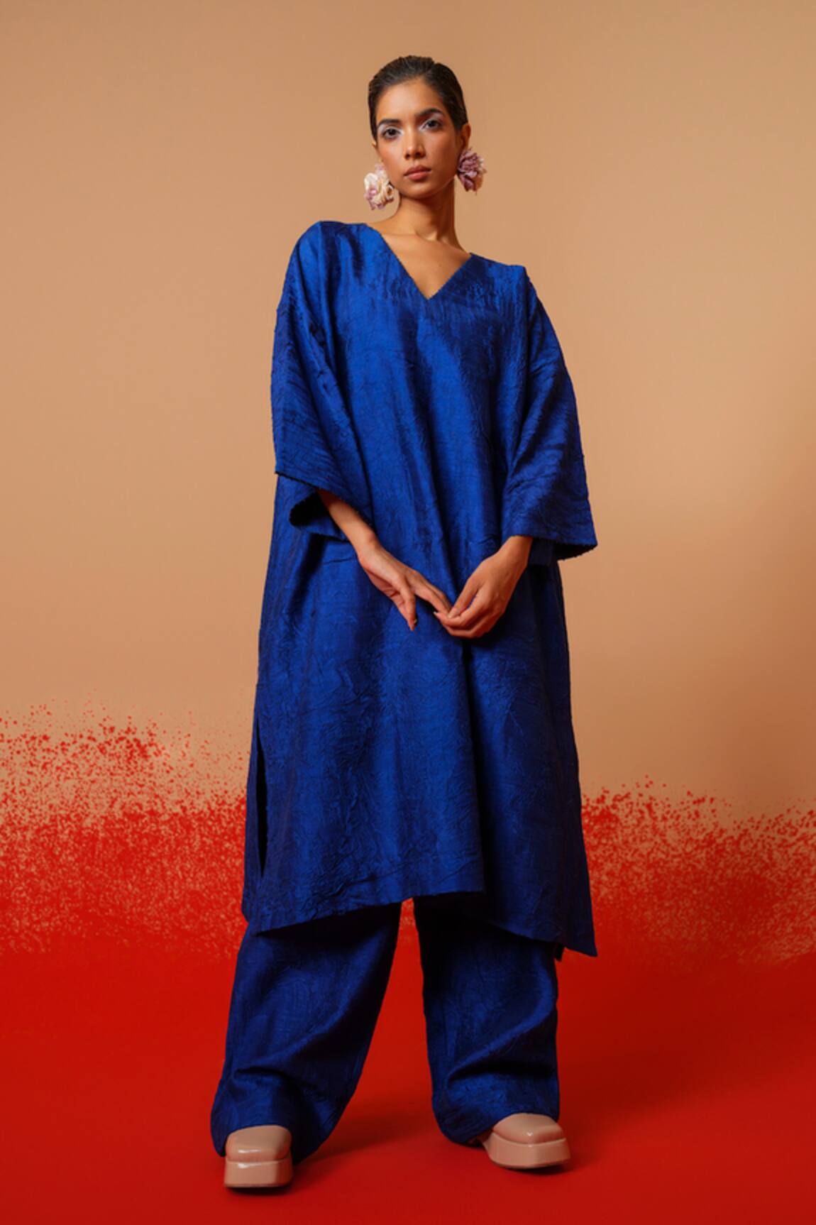 Stoique Petal Mysore Silk Tunic 