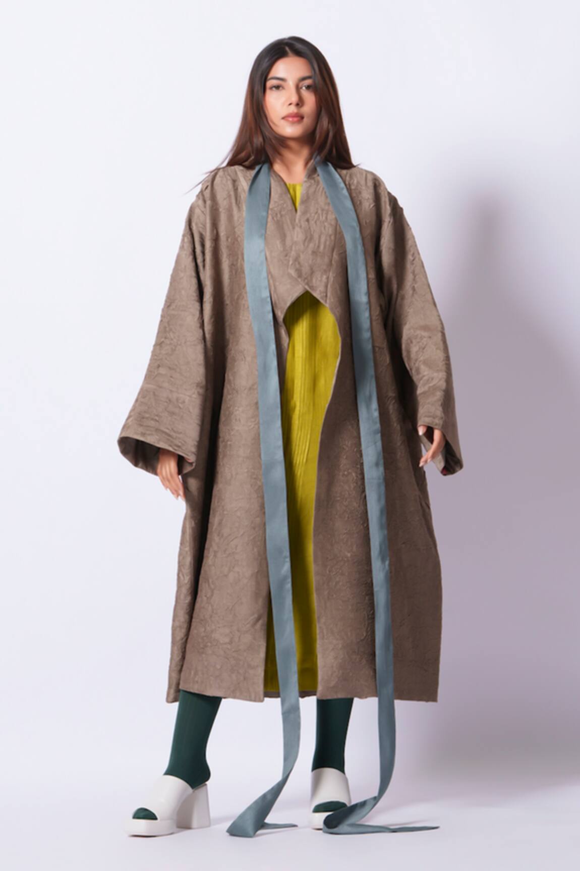 Stoique Mysore Silk Overlay Jacket 