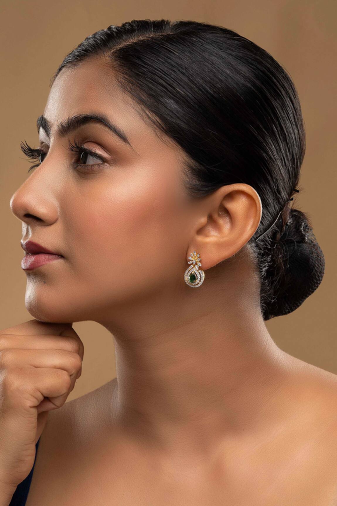 Sica Jewellery 925 Silver Julie Embellished Earrings 