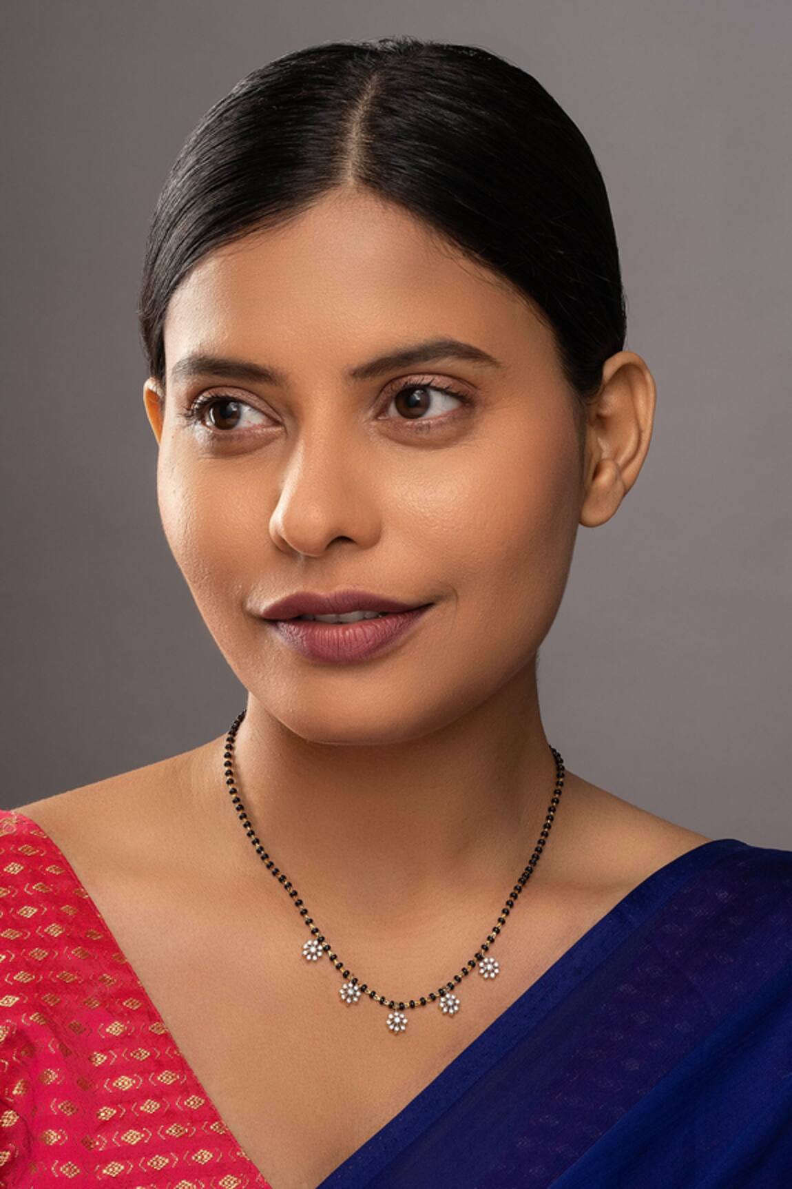 Sica Jewellery 925 Silver Lavender Mangalsutra 