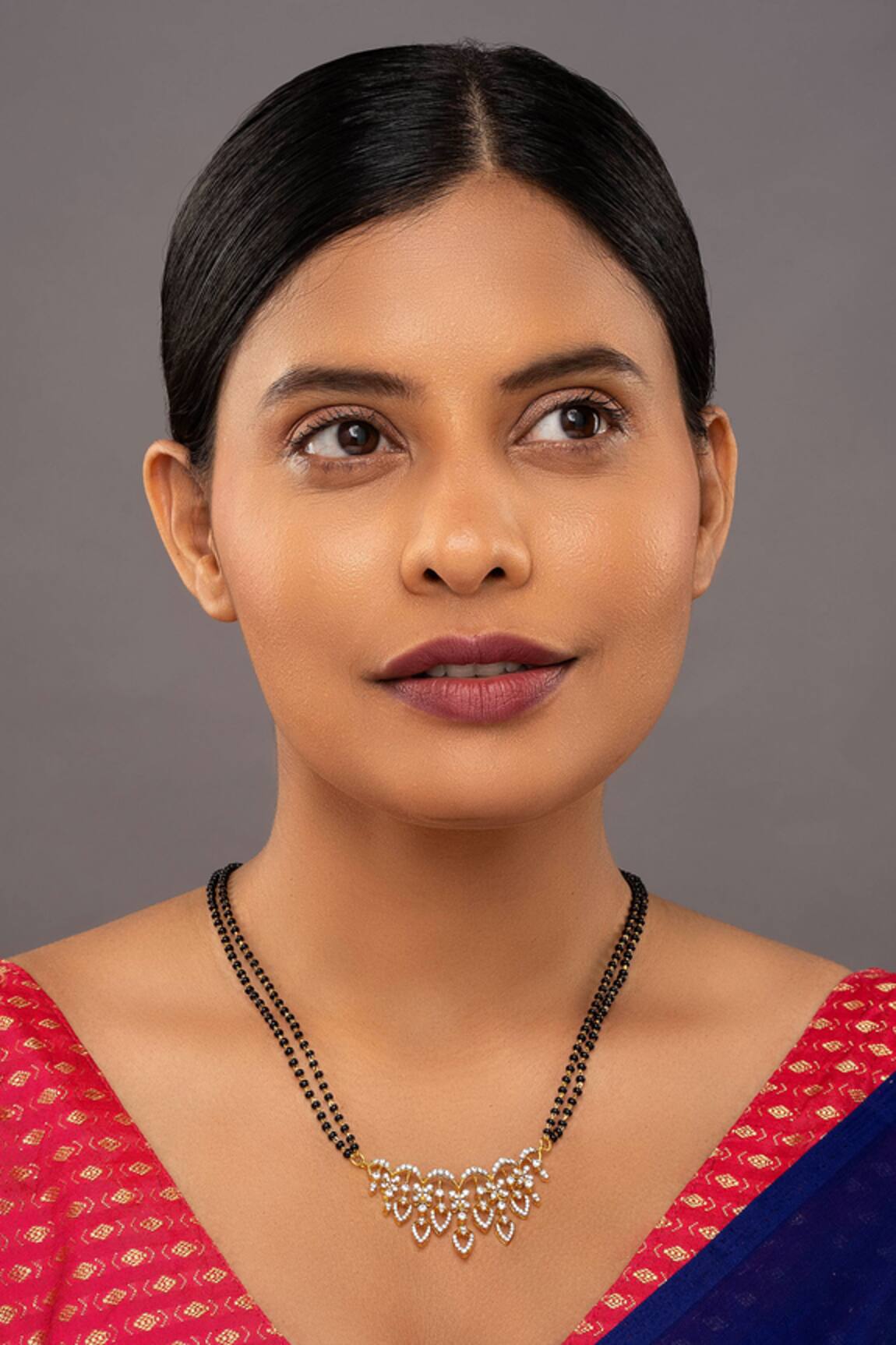 Sica Jewellery 925 Silver Viren Double Line Mangalsutra 
