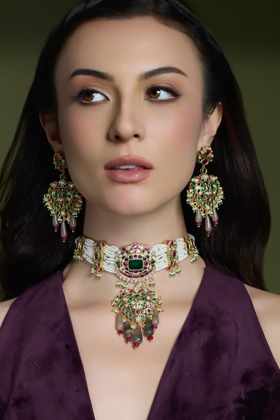 Joules By Radhika Riwaayat Rooh Kundan Choker Set 