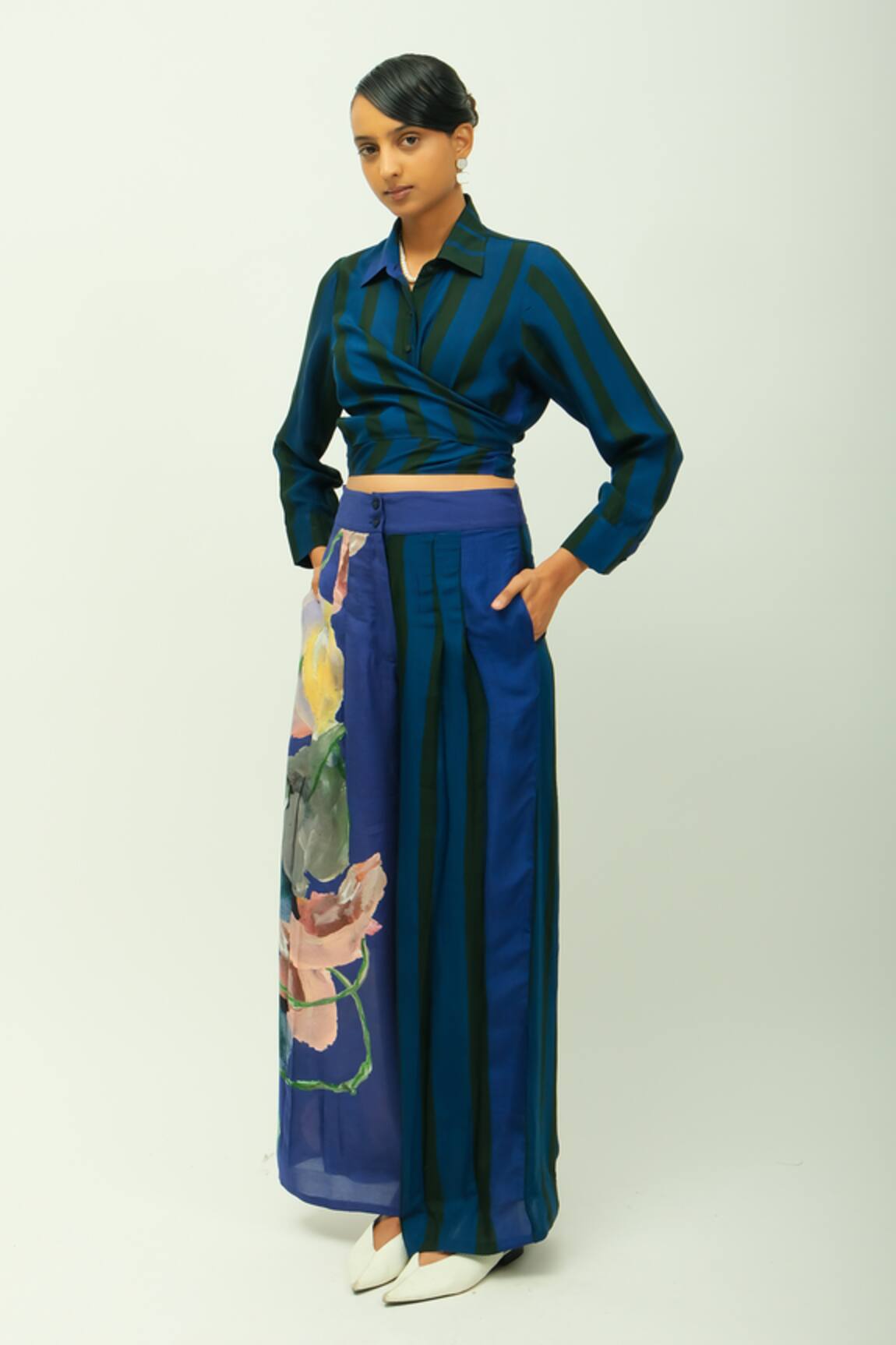 OFRIDA Midnight Psy Shirt & Pant Set 