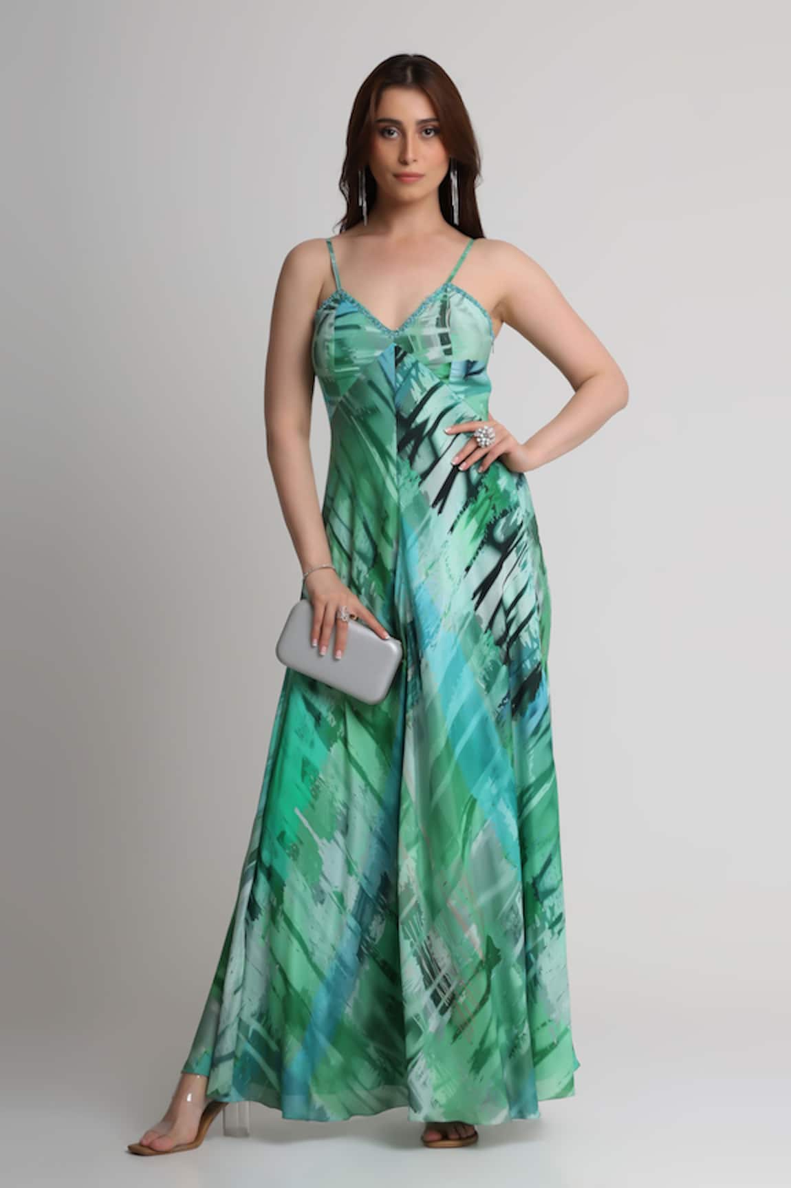 Koswi Geometric Print Dress