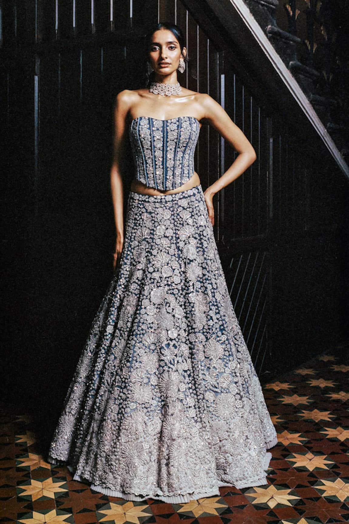 Mishru Avira Embroidered Lehenga Set 