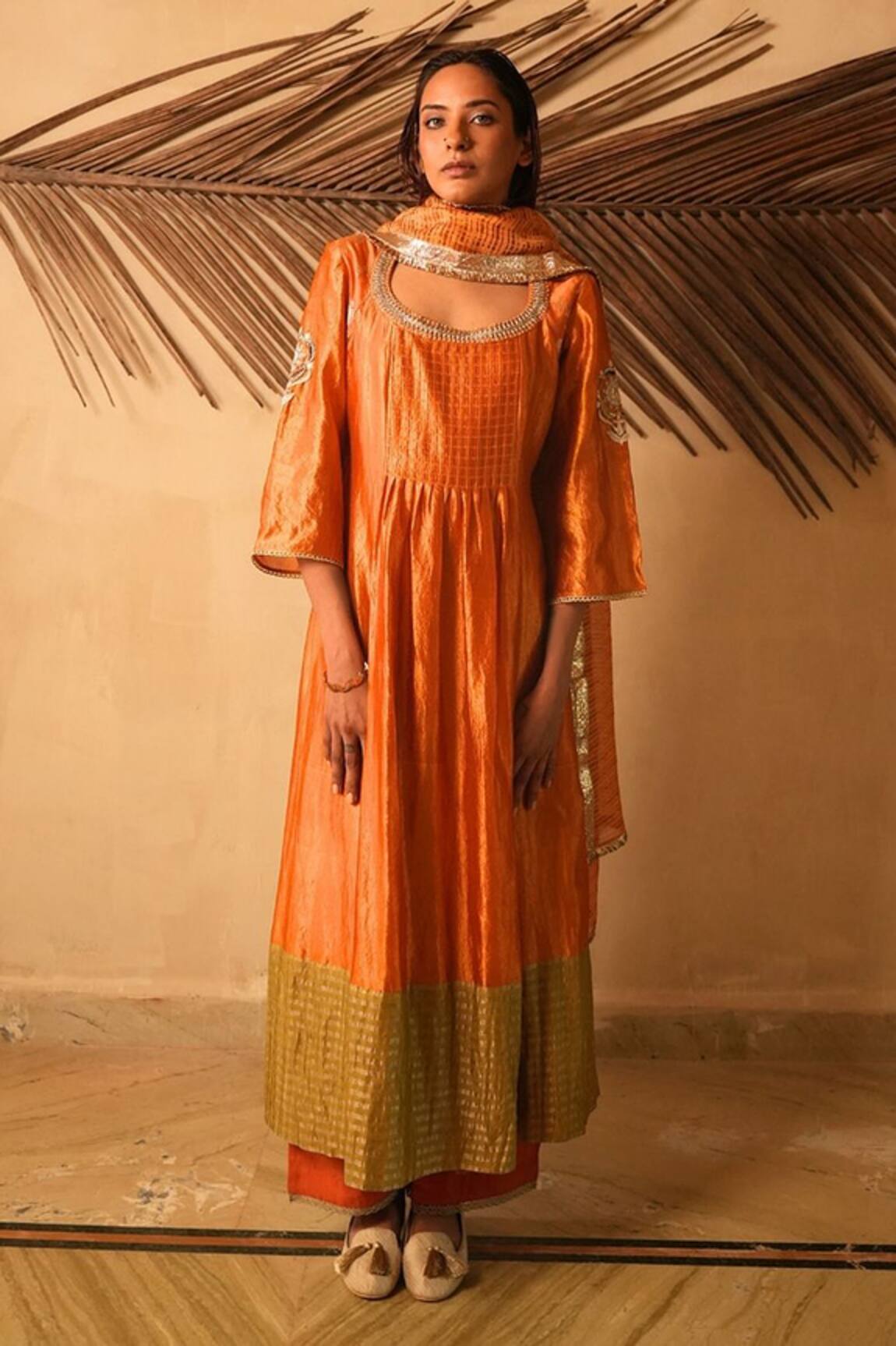 Myoho Mango Embroidered Kurta Set
