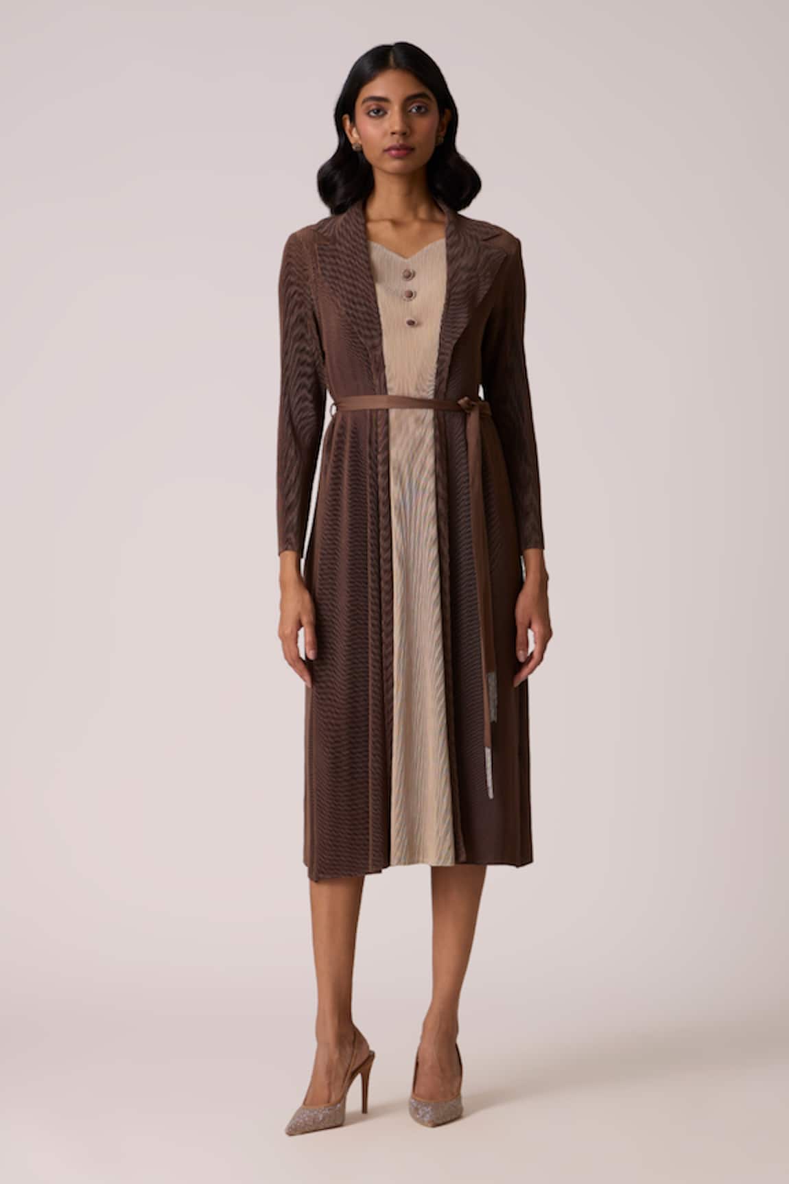 Scarlet Sage Nylah Dress With Belt 