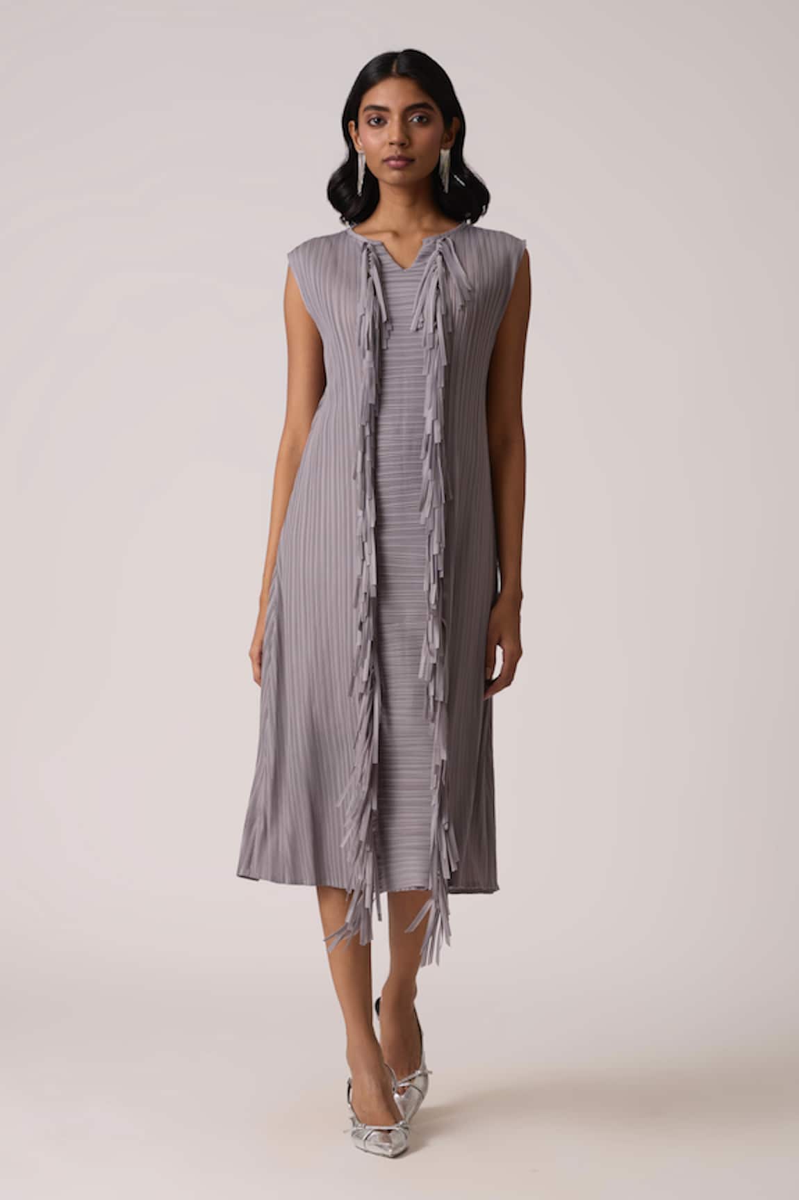 Scarlet Sage Tessa Tassel Dress 