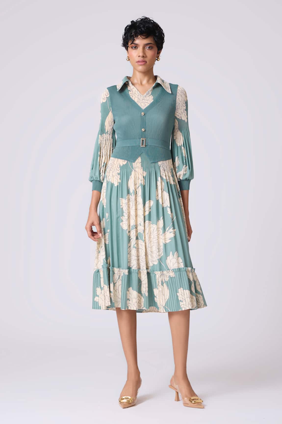 Scarlet Sage Thea Print Dress 
