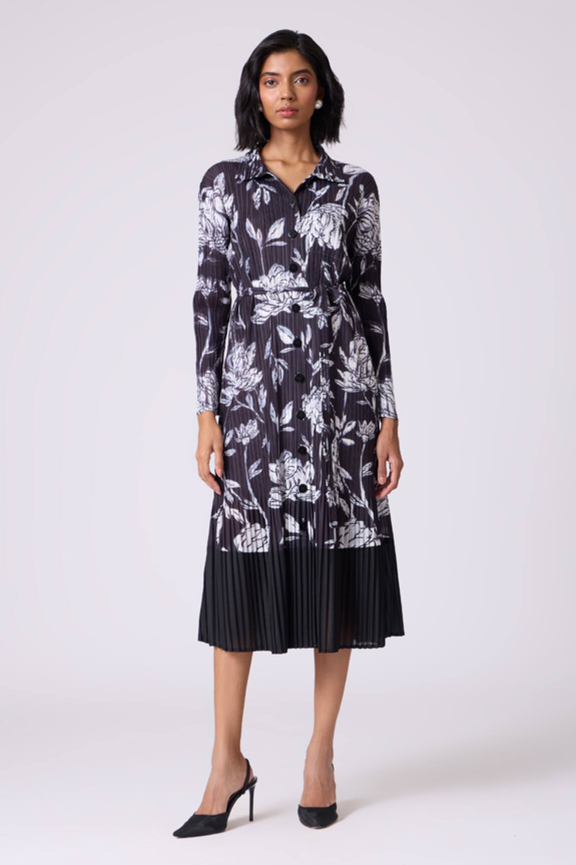 Scarlet Sage Wynona Floral Shirt Dress 