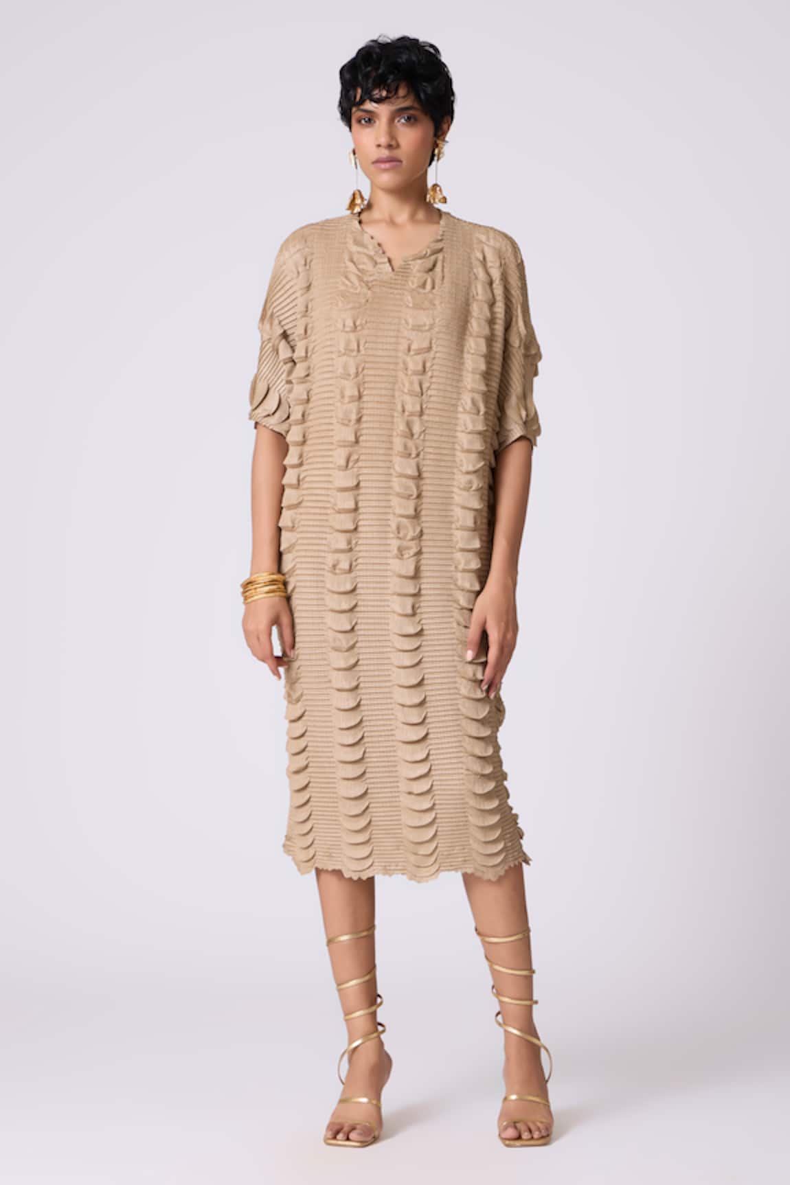 Scarlet Sage Jolene Textured Dress 