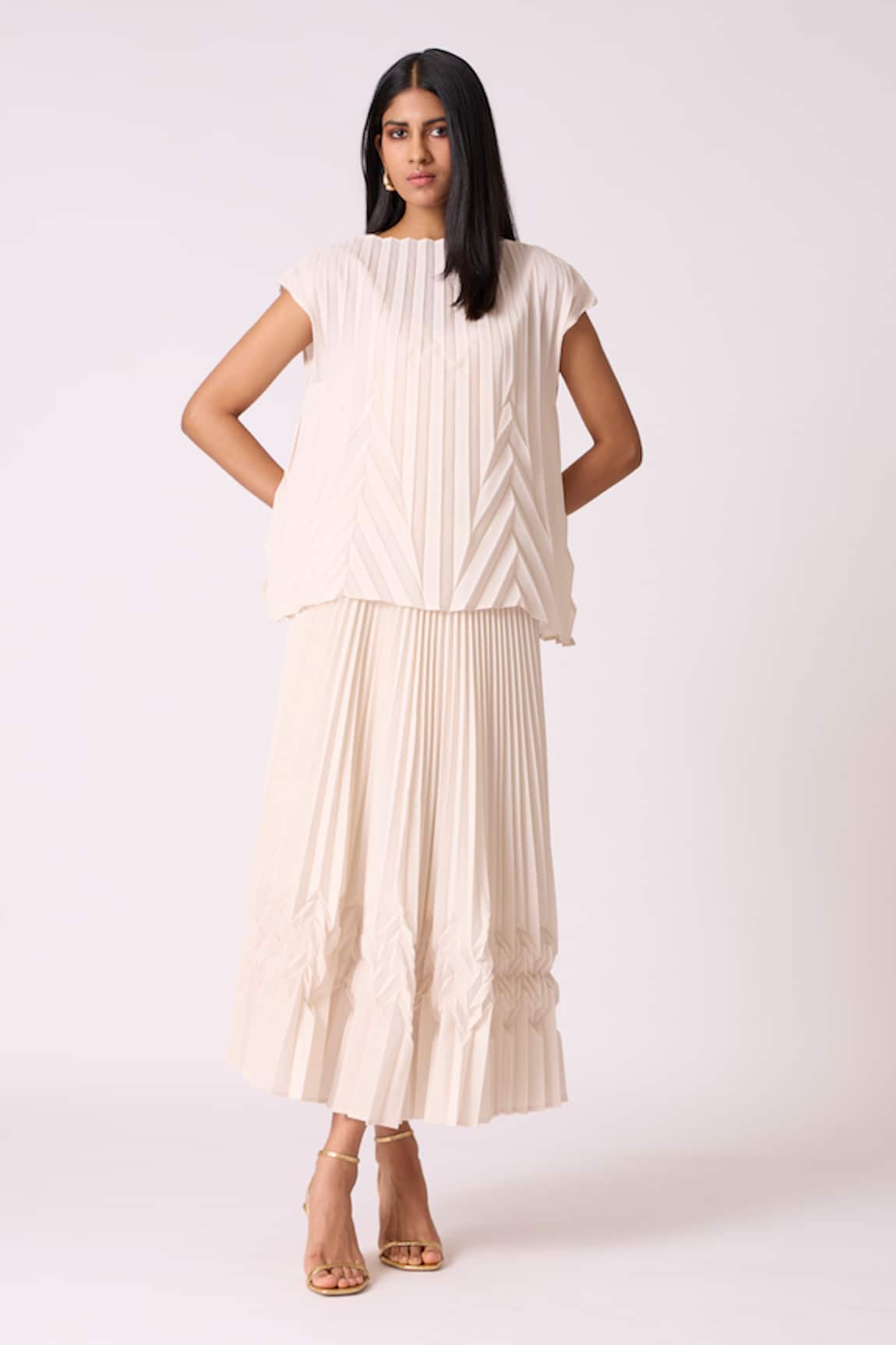 Scarlet Sage Oasis Top With Skirt 