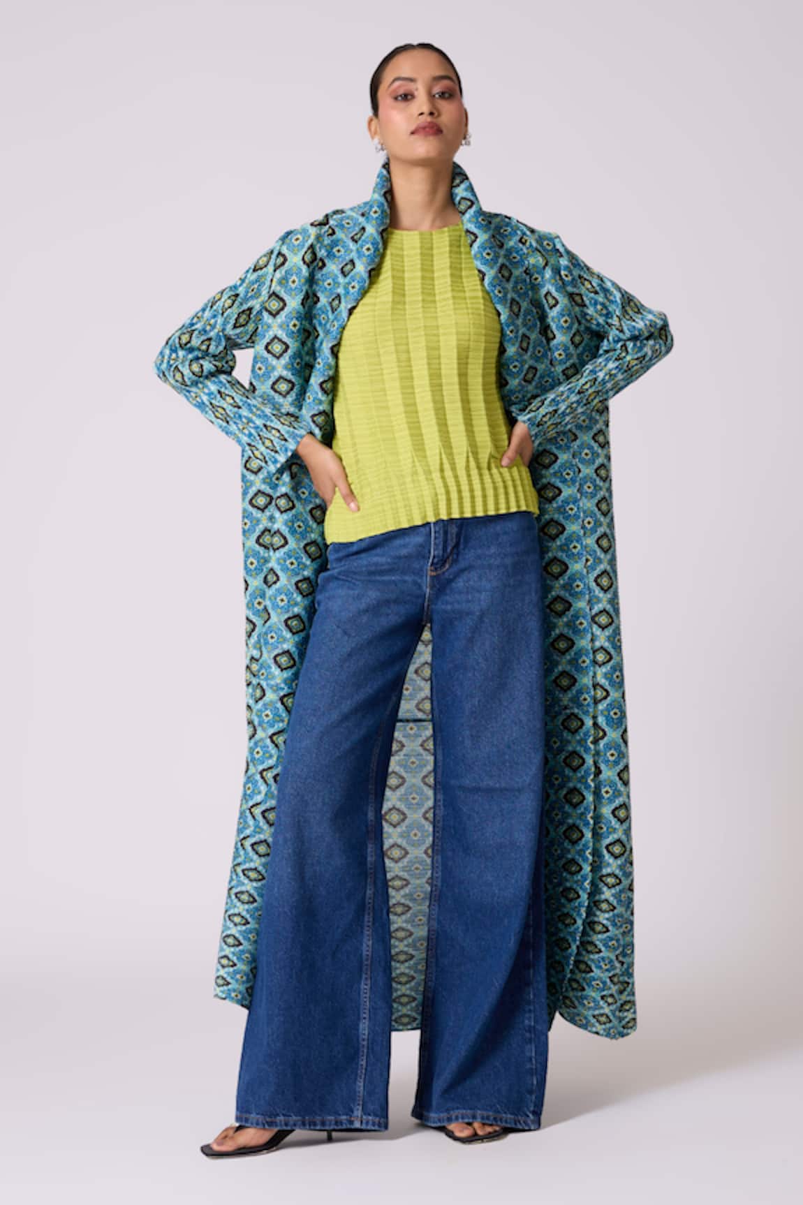 Scarlet Sage Mirel Print Jacket & Top Set 