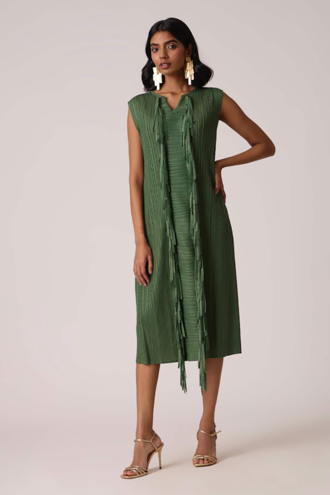 Scarlet Sage Tessa Tassel Dress 