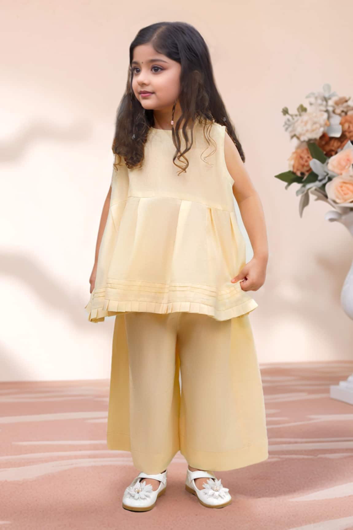 Samyukta Singhania Pleated Top With Pant 